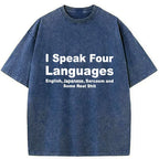 Kyoto Lion Washed T-Shirt for Daily Wear