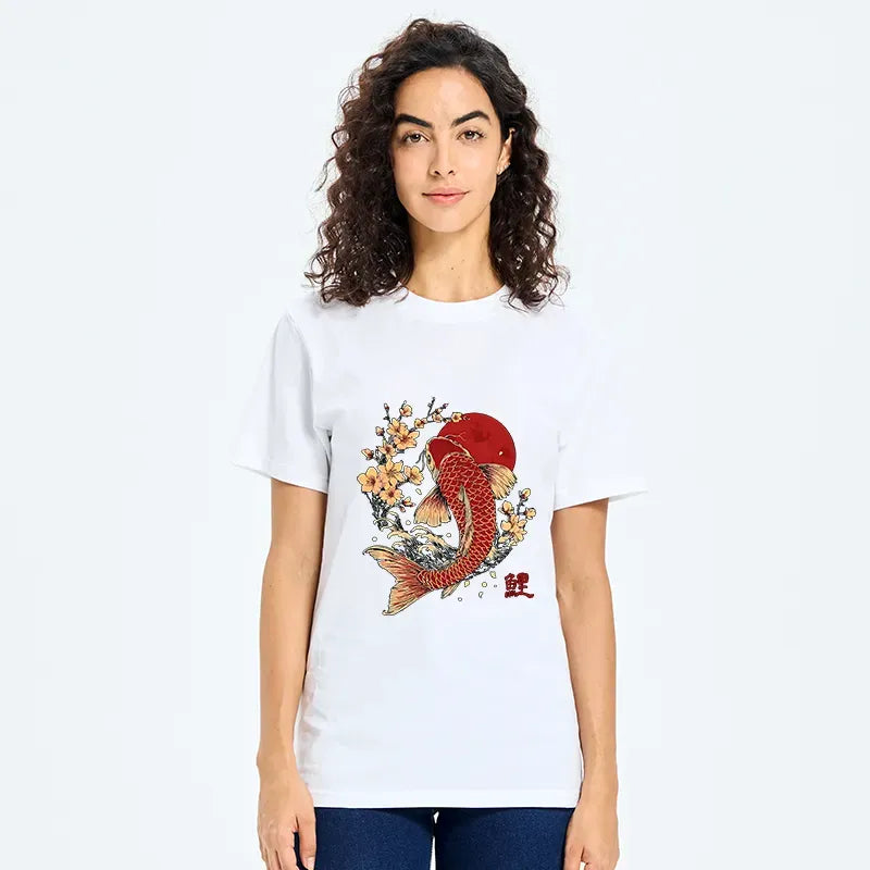 Japanese Koi Classic T-Shirt for Daily Wear