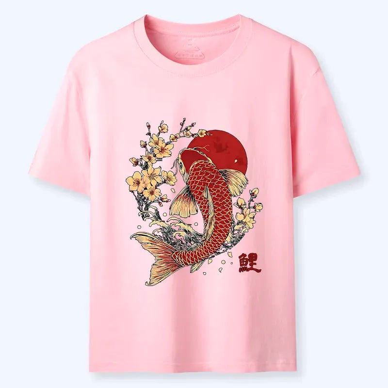 Japanese Koi Classic T-Shirt for Daily Wear