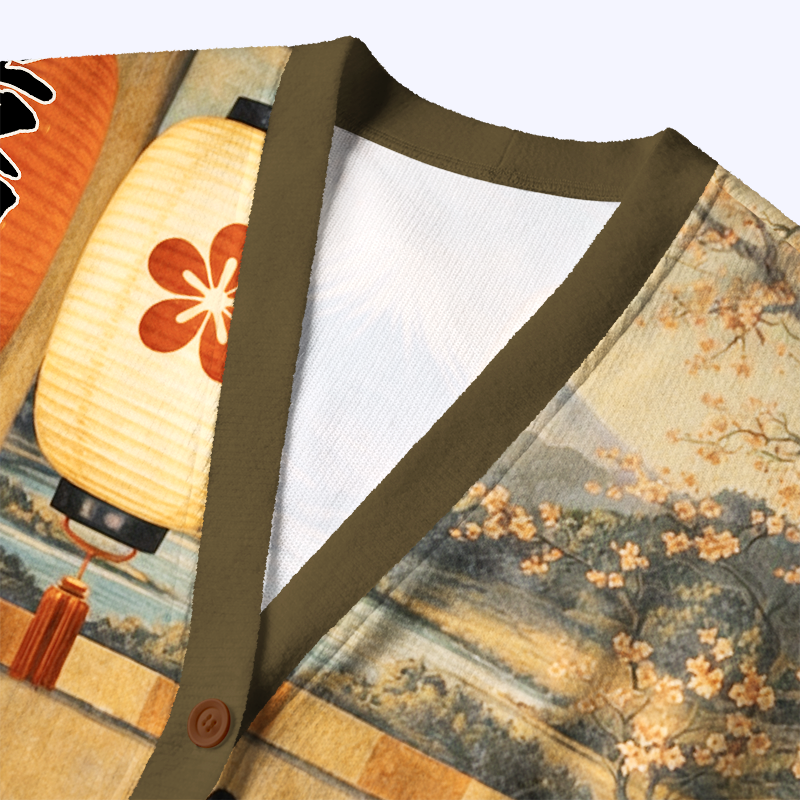 Kyoto Lion Unisex Cardigan for Anime Convention