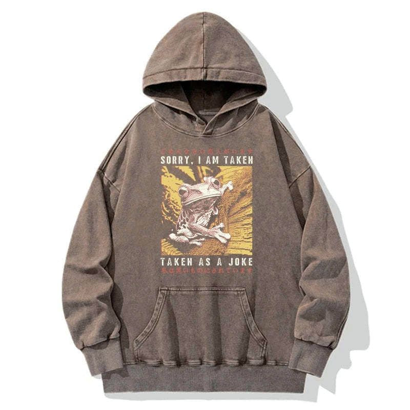 Kyoto-Lion The Tragic Frog Japanese Washed Hoodie