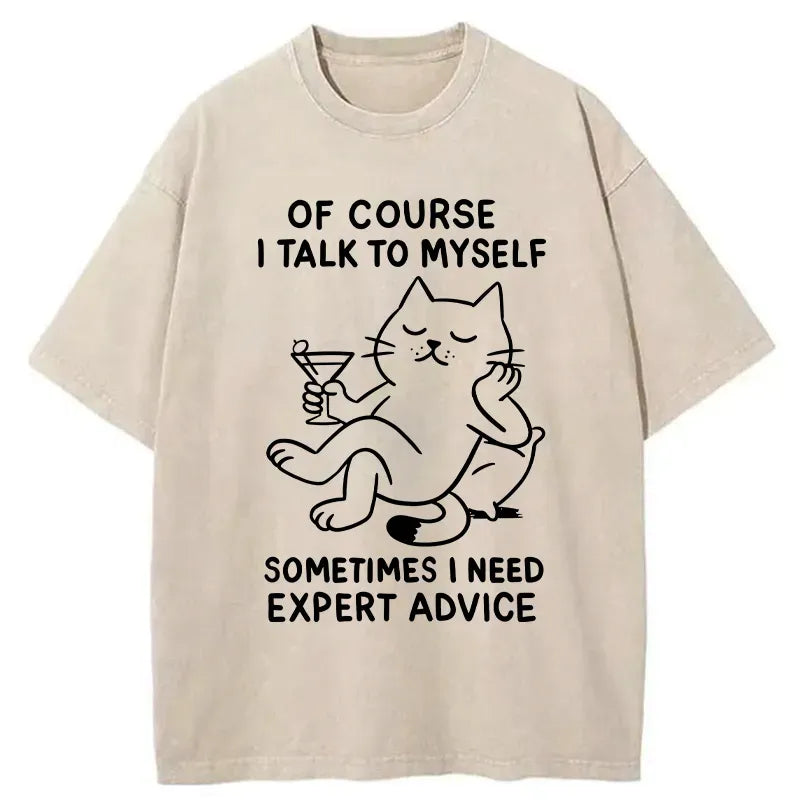 Washed Cat Tee Gift Idea