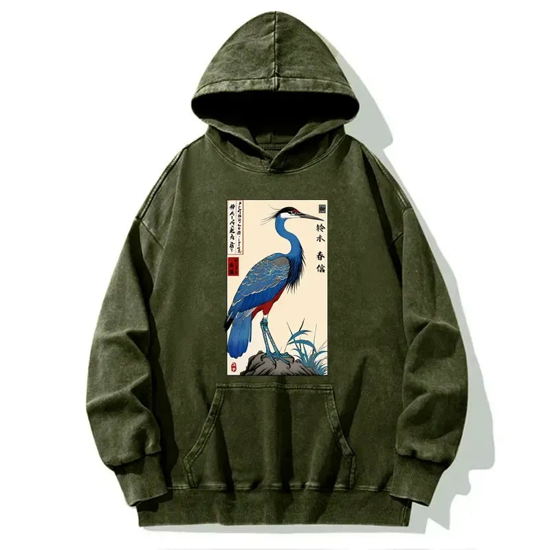 vintage washed hoodie for streetwear