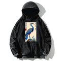 Kyoto-Lion Colorful Crane Washed Hoodie