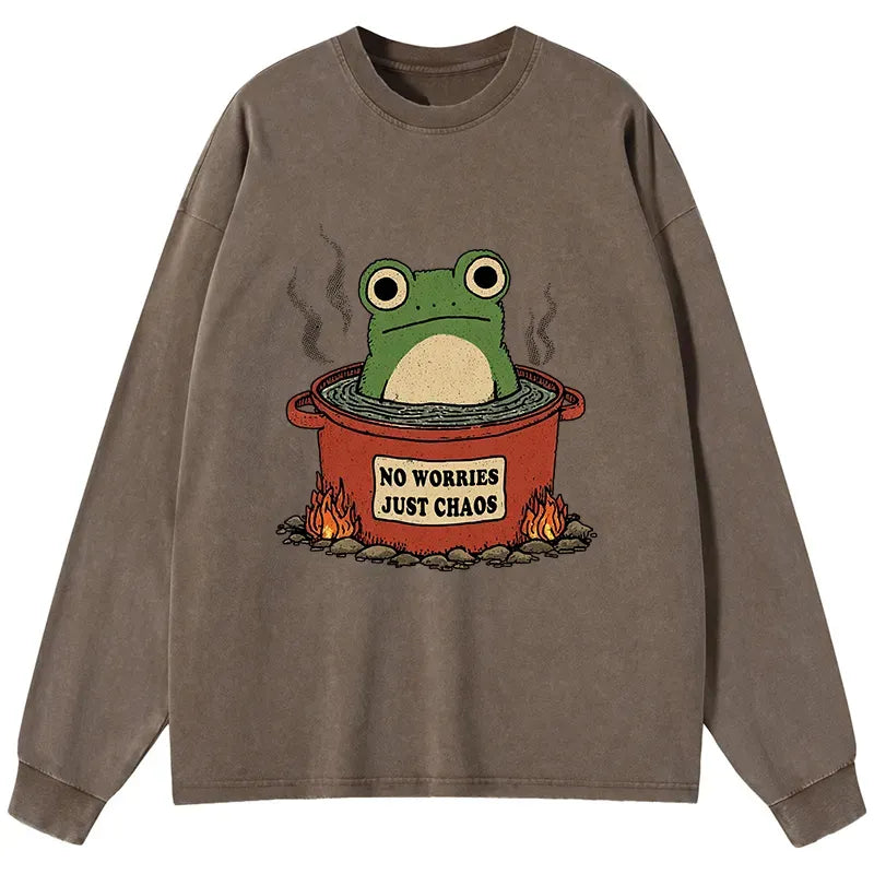Kyoto-Lion No Worries Frog Tee