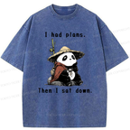 vintage panda tee streetwear free shipping