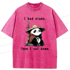 vintage panda tee streetwear free shipping