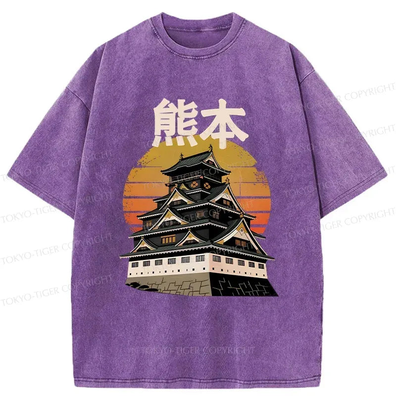 Japanese Washed T-Shirt for Daily Wear