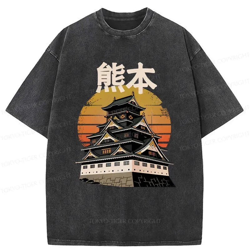 Japanese Washed T-Shirt for Daily Wear