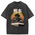 Japanese Washed T-Shirt for Daily Wear