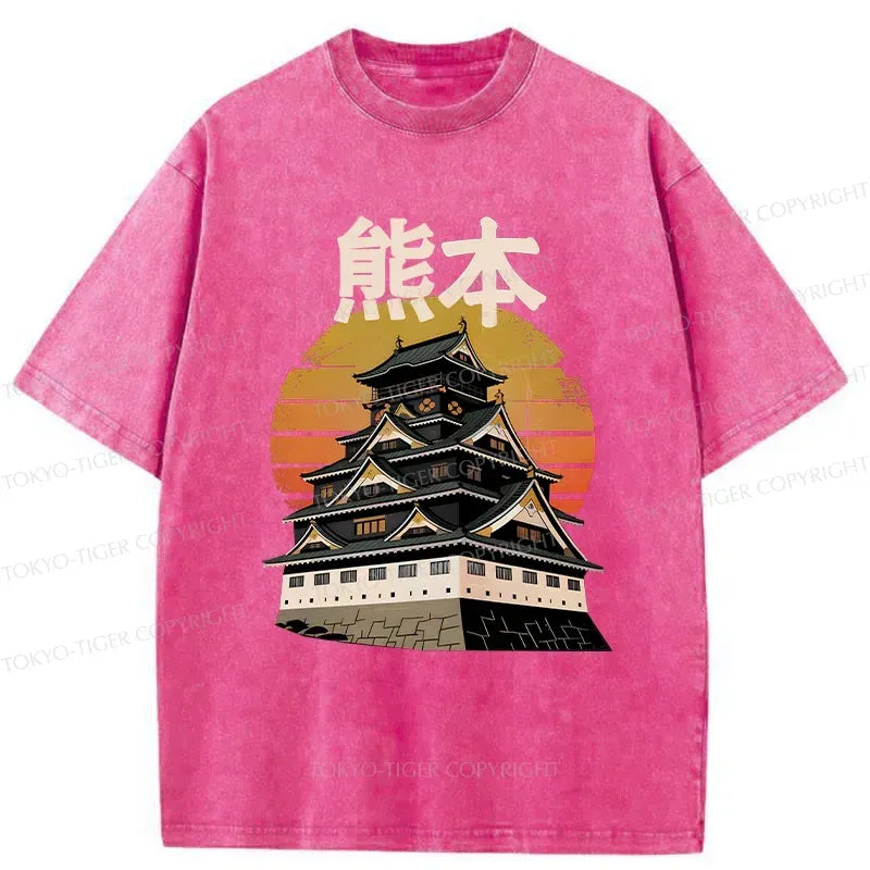 Japanese Washed T-Shirt for Daily Wear