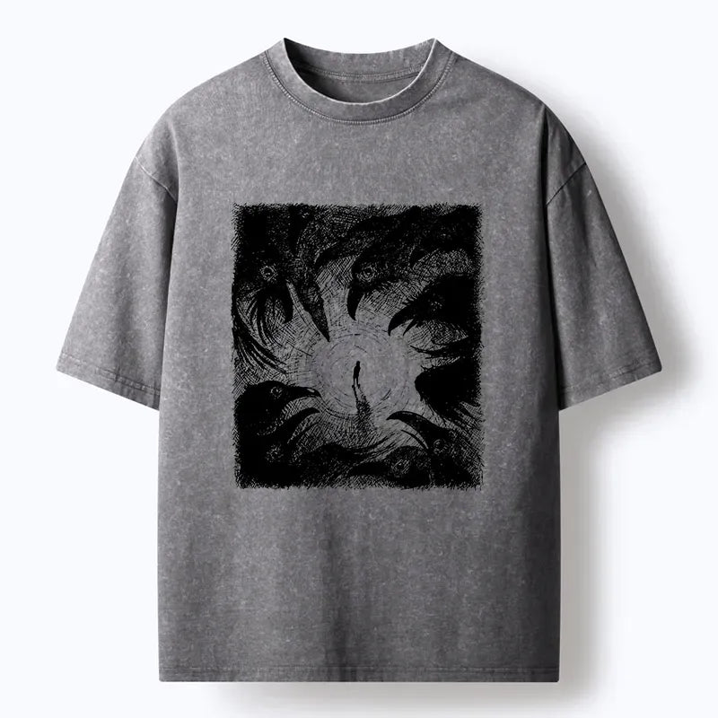 Kyoto-Lion Deep In The Abyss Washed T-Shirt