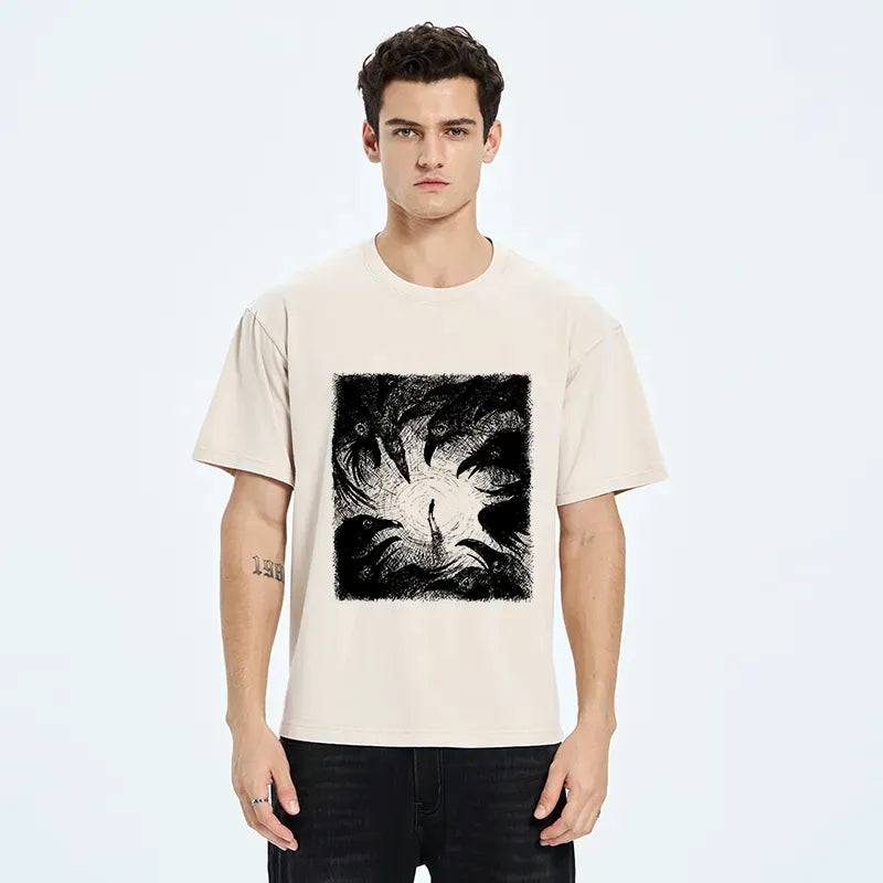Kyoto-Lion Deep In The Abyss Washed T-Shirt