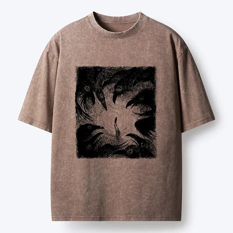 Kyoto-Lion Deep In The Abyss Washed T-Shirt