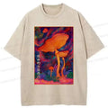 Kyoto-Lion Magic Mushrooms Washed T-Shirt