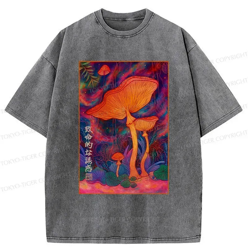 Vintage Ukiyo-e Cotton T-Shirt Casual