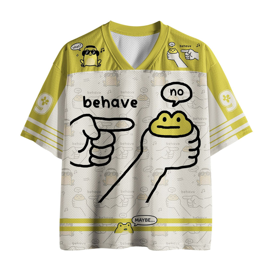 dishonest frog unisex mesh jersey on sale