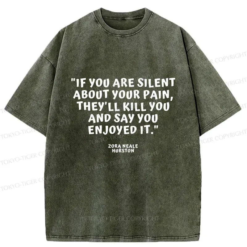 Japanese Washed T-Shirt for Summer