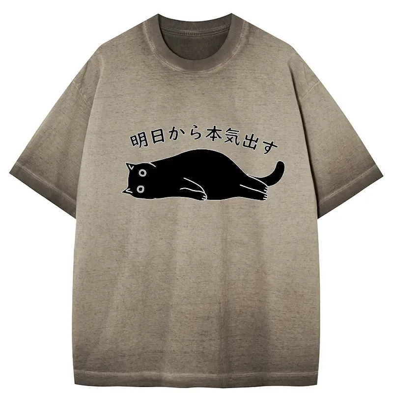 comfortable japanese streetwear t shirt for daily wear
