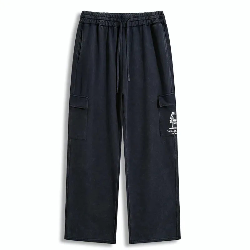Japanese Samurai Frog Sweatpants for Casual Wear
