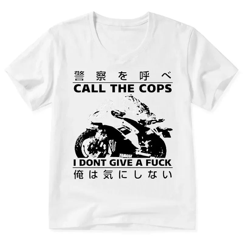 Kyoto-Lion Funny Frog Riding A Motorcycle V-Neck Classic T-Shirt