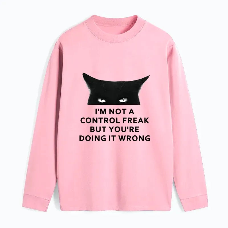 Kyoto-Lion Control Freak Funny Classic Long Sleeve T-Shirt