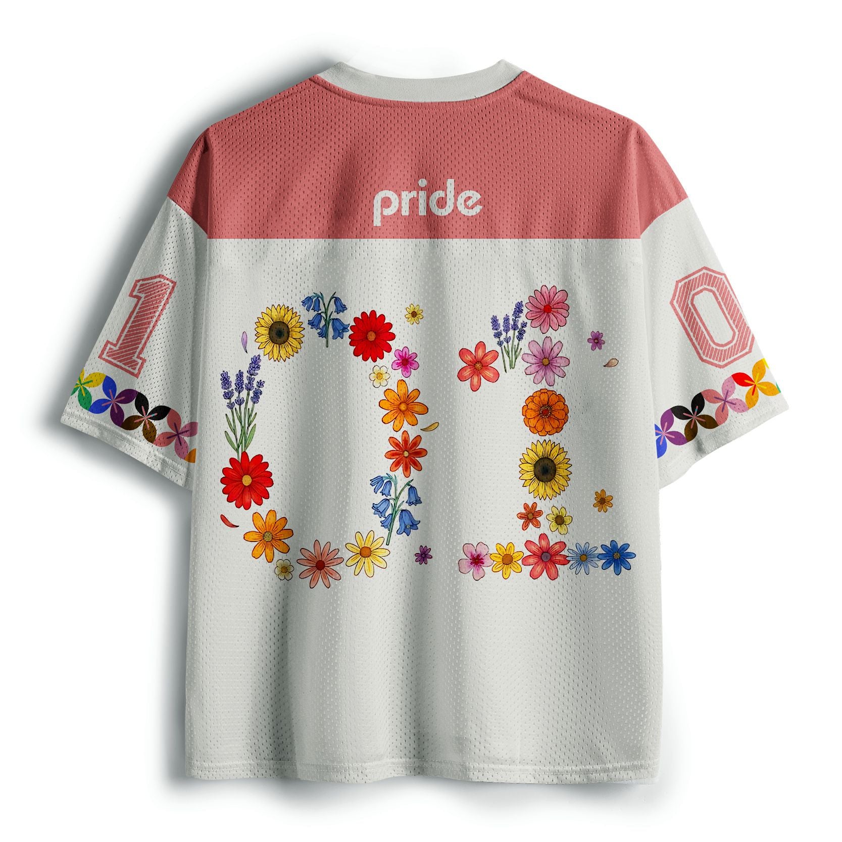 Kyoto-Lion Pride Month Blossoms: Celebrate Minds Of All Kinds Mesh Jersey