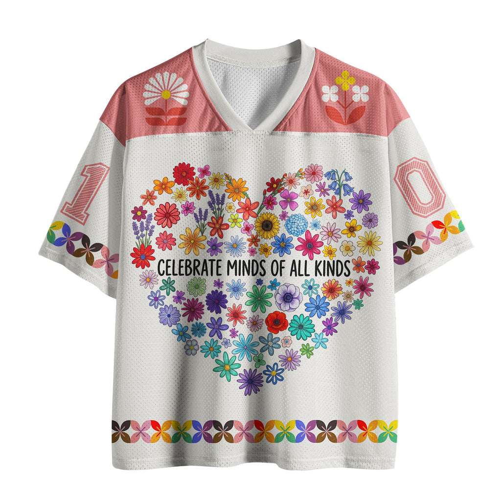 Kyoto-Lion Pride Month Blossoms: Celebrate Minds Of All Kinds Mesh Jersey