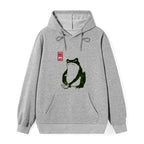 japanese woodblock frog hoodie for men