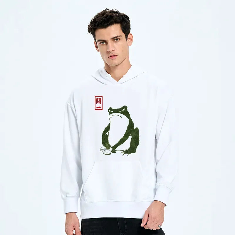 vintage ukiyo-e frog hoodie best seller