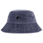 Frog Print Vintage Bucket Hat Free Shipping