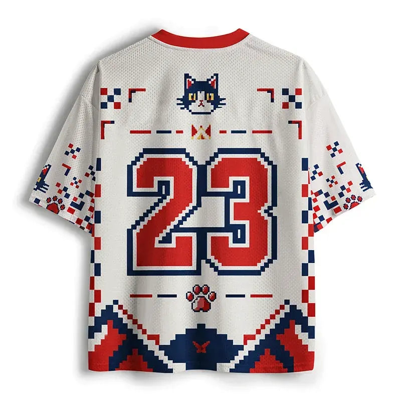 affordable japanese retro mesh jersey for summer