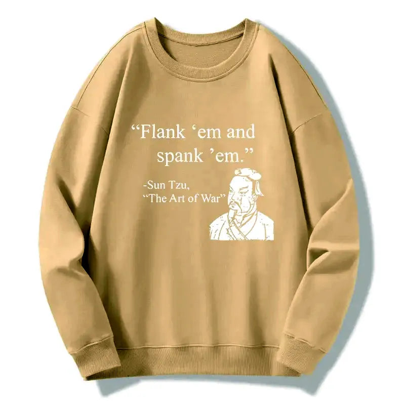 Kyoto-Lion The Art Of War Funny Classic Sweatshirt