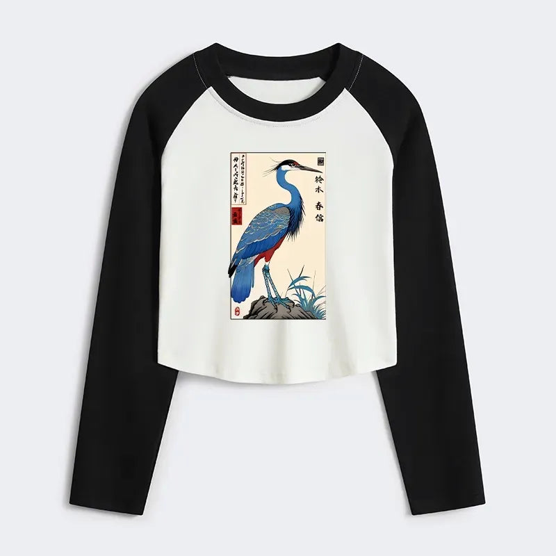 Trendy Japanese Print Tee for Streetwear