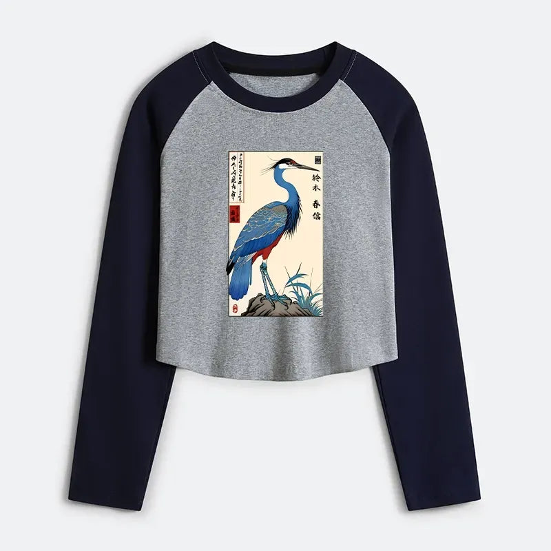 Trendy Japanese Print Tee for Streetwear