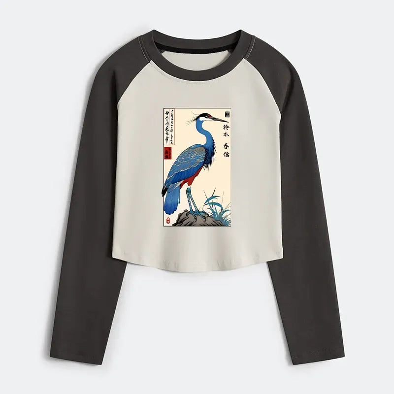 Trendy Japanese Print Tee for Streetwear