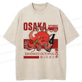 Cute Octopus Washed T-Shirt on Sale