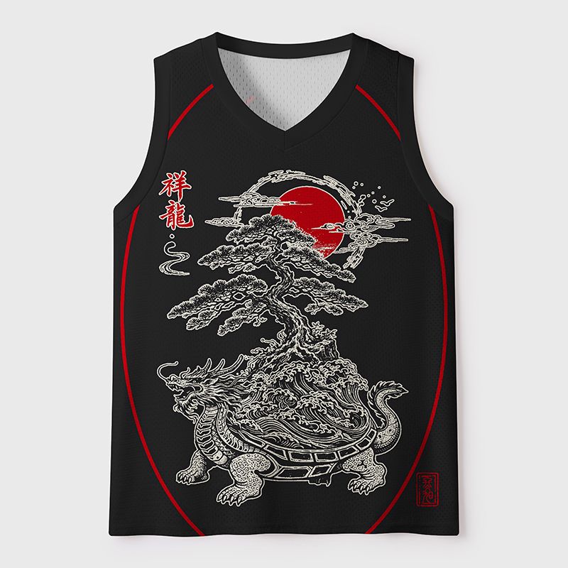 Japanese Dragon Tank Top for Fitness