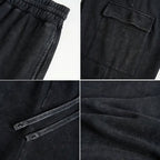 Japanese Washed Utility Sweatpants for Men