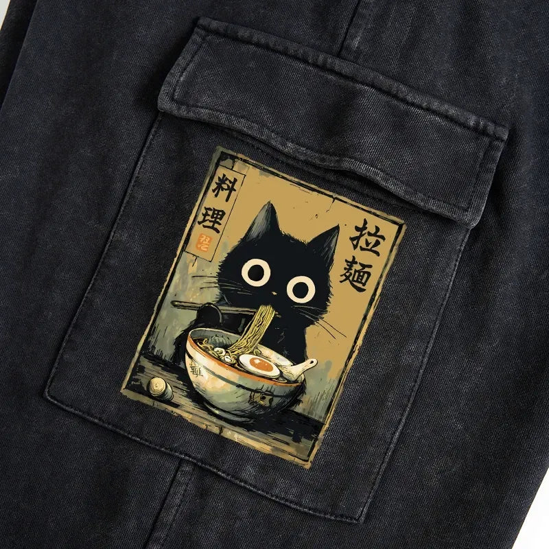 Best Seller Japanese Cat Sweatpants for Lounge