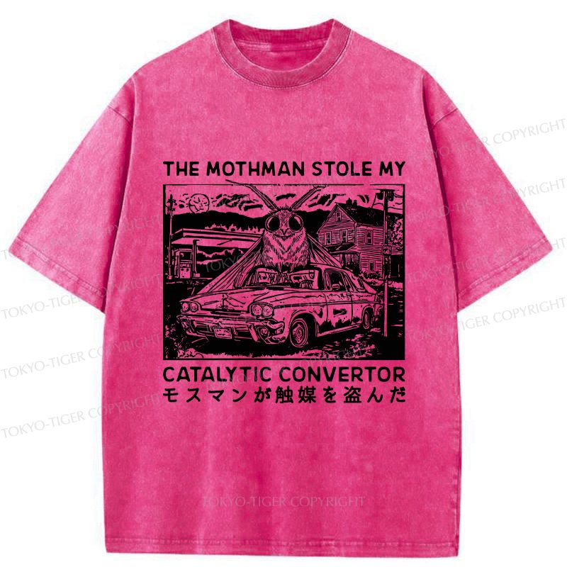 Japanese Unisex Washed T-Shirt for Daily Wear