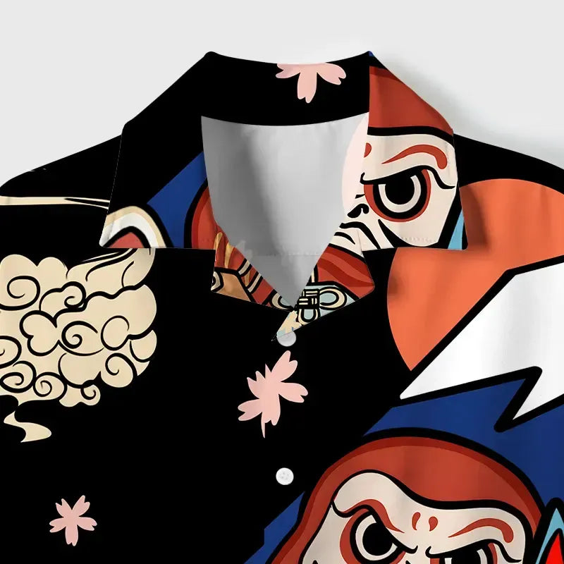 Japanese Streetwear Shirt for Vacation