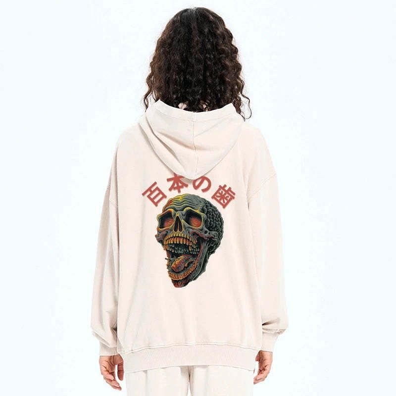 terrifying skull hoodie streetwear style