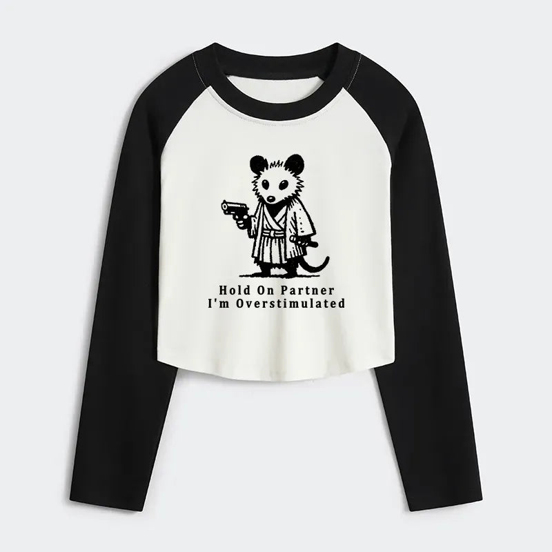 Funny Possum Samurai T-Shirt for Women