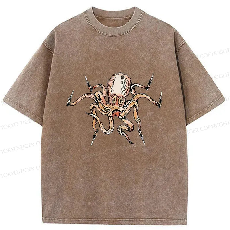 Washed T-Shirt for Streetwear Gift