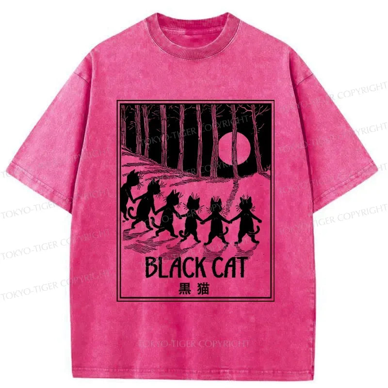 Japanese vintage washed t-shirt for daily wear