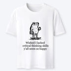 Kyoto-Lion Skate Frog Deep Thought Funny Meme Classic T-Shirt