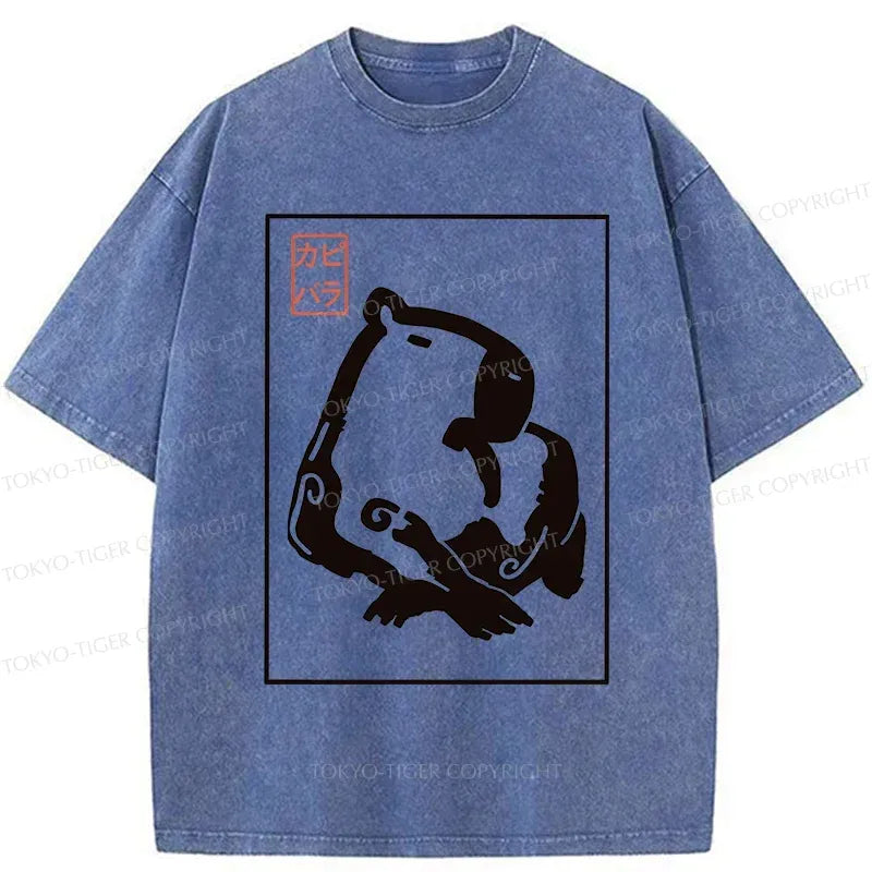 Kyoto Lion Capybara Shirt for Summer