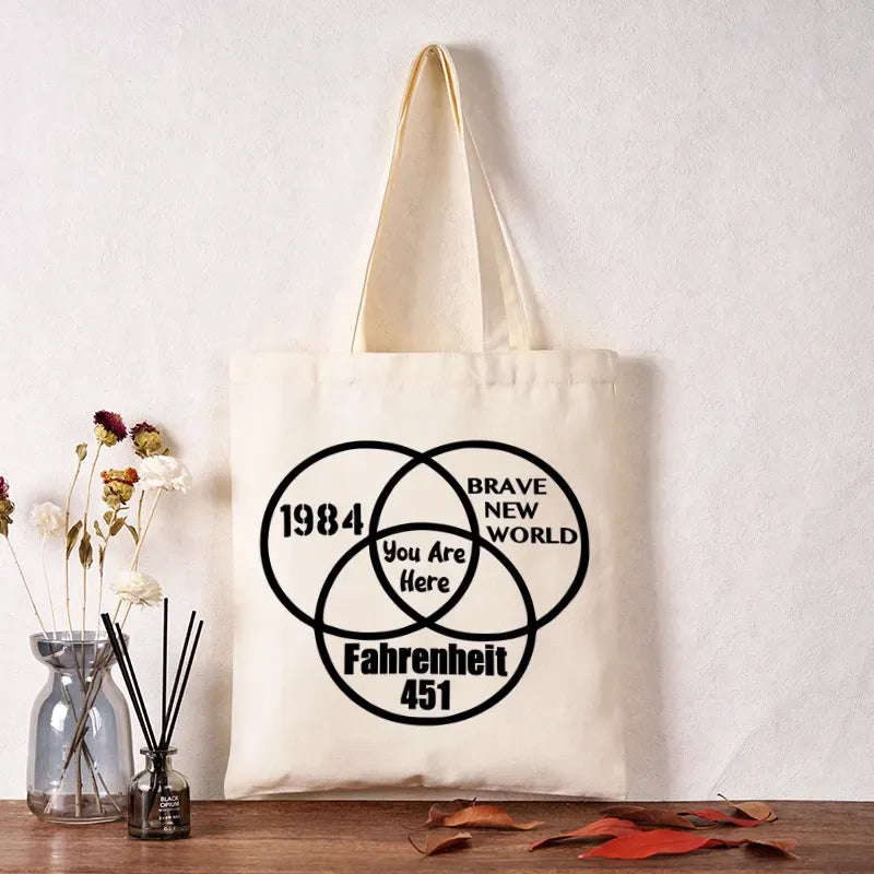 Unisex Japanese tote bag for city walk