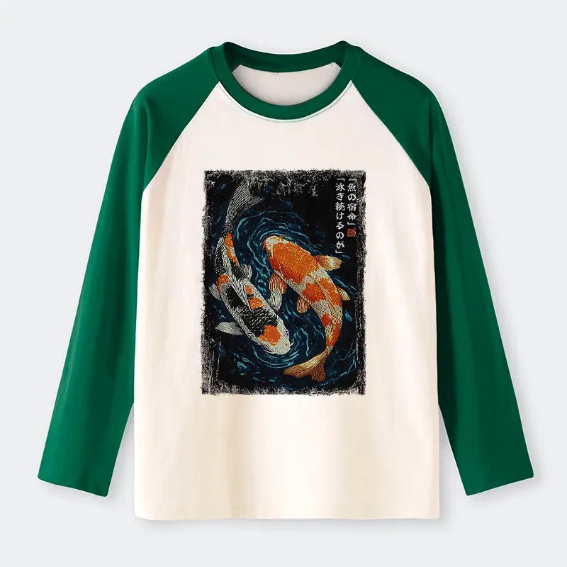 Retro Japanese Fish T-Shirt